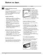 Предварительный просмотр 6 страницы Hotpoint Ariston MTM 1901 Operating Instructions Manual