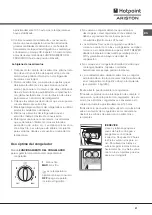 Предварительный просмотр 21 страницы Hotpoint Ariston MTM 1911 F/HA Operating Instructions Manual