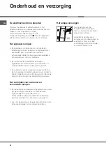 Предварительный просмотр 30 страницы Hotpoint Ariston MTM 1911 F/HA Operating Instructions Manual