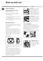 Preview for 14 page of Hotpoint Ariston MTM 1911 V GR/HA Operating Instructions Manual