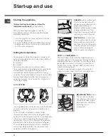 Предварительный просмотр 14 страницы Hotpoint Ariston MTM 1911 V Operating Instructions Manual