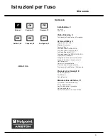 Предварительный просмотр 1 страницы Hotpoint Ariston MWA 121/HA Instructions For Use Manual