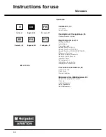 Предварительный просмотр 14 страницы Hotpoint Ariston MWA 121/HA Instructions For Use Manual