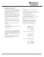 Предварительный просмотр 17 страницы Hotpoint Ariston MWA 121/HA Instructions For Use Manual