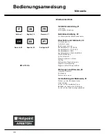 Предварительный просмотр 40 страницы Hotpoint Ariston MWA 121/HA Instructions For Use Manual