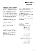 Предварительный просмотр 45 страницы Hotpoint Ariston MWA 122/HA Instructions For Use Manual