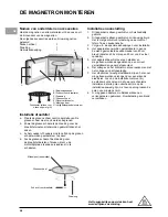 Preview for 59 page of Hotpoint Ariston MWHA 122.1 X Instruction Manual