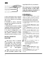 Предварительный просмотр 10 страницы Hotpoint Ariston MWHA 2022 B Operating Instructions Manual