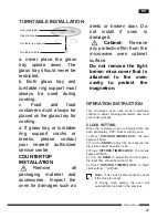 Предварительный просмотр 23 страницы Hotpoint Ariston MWHA 2022 B Operating Instructions Manual