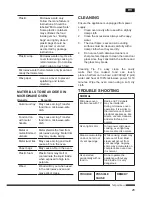 Предварительный просмотр 27 страницы Hotpoint Ariston MWHA 2022 B Operating Instructions Manual