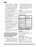 Предварительный просмотр 86 страницы Hotpoint Ariston MWHA 2022 B Operating Instructions Manual