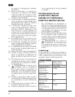 Предварительный просмотр 98 страницы Hotpoint Ariston MWHA 2022 B Operating Instructions Manual