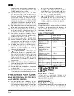 Предварительный просмотр 180 страницы Hotpoint Ariston MWHA 2022 B Operating Instructions Manual