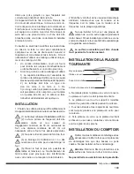 Предварительный просмотр 181 страницы Hotpoint Ariston MWHA 2022 B Operating Instructions Manual