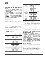 Предварительный просмотр 184 страницы Hotpoint Ariston MWHA 2022 B Operating Instructions Manual