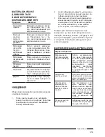 Предварительный просмотр 215 страницы Hotpoint Ariston MWHA 2022 B Operating Instructions Manual