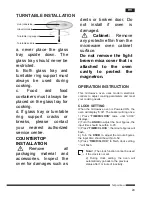 Предварительный просмотр 25 страницы Hotpoint Ariston MWHA 2322 B Operating Instructions Manual