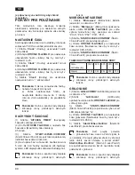 Предварительный просмотр 90 страницы Hotpoint Ariston MWHA 2322 B Operating Instructions Manual