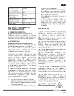 Предварительный просмотр 115 страницы Hotpoint Ariston MWHA 2322 B Operating Instructions Manual