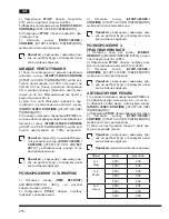 Предварительный просмотр 216 страницы Hotpoint Ariston MWHA 2322 B Operating Instructions Manual