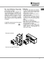 Предварительный просмотр 43 страницы Hotpoint Ariston MWK 431.1 X/HA Instructions For Use Manual