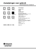 Preview for 101 page of Hotpoint Ariston MWK 431.1 X/HA Instructions For Use Manual