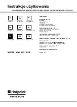 Предварительный просмотр 121 страницы Hotpoint Ariston MWK 431.1 X/HA Instructions For Use Manual