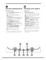 Предварительный просмотр 6 страницы Hotpoint Ariston NMBL 19 series Operating Instructions Manual