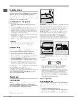 Предварительный просмотр 14 страницы Hotpoint Ariston NMBL 19 series Operating Instructions Manual