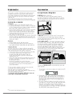 Предварительный просмотр 29 страницы Hotpoint Ariston NMBL 19 series Operating Instructions Manual