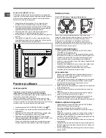 Предварительный просмотр 40 страницы Hotpoint Ariston NMBL 19 series Operating Instructions Manual