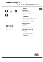 Preview for 25 page of Hotpoint Ariston NMBL 1920 FW/HA Operating Instructions Manual