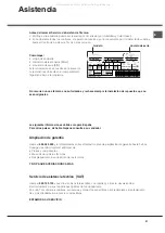 Preview for 47 page of Hotpoint Ariston NMBL 1920 FW/HA Operating Instructions Manual