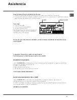 Preview for 47 page of Hotpoint Ariston NMBL 1920 FW Operating Instructions Manual