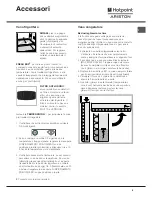 Предварительный просмотр 5 страницы Hotpoint Ariston NMBL 1921 FW Operating Instructions Manual