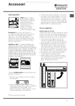 Предварительный просмотр 5 страницы Hotpoint Ariston NMBL 1922 CVW/HA Operating Instructions Manual