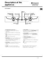 Предварительный просмотр 15 страницы Hotpoint Ariston NMBL 1922 CVW/HA Operating Instructions Manual