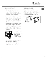 Предварительный просмотр 9 страницы Hotpoint Ariston NMBL 1922 CVW Operating Instructions Manual