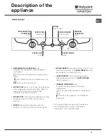 Предварительный просмотр 15 страницы Hotpoint Ariston NMBL 1922 CVW Operating Instructions Manual