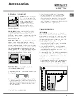 Предварительный просмотр 17 страницы Hotpoint Ariston NMBL 1922 CVW Operating Instructions Manual