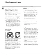 Предварительный просмотр 18 страницы Hotpoint Ariston NMBL 1922 CVW Operating Instructions Manual