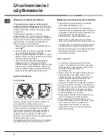 Предварительный просмотр 42 страницы Hotpoint Ariston NMBL 1922 CVW Operating Instructions Manual