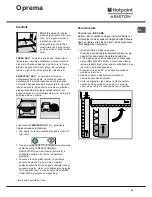 Предварительный просмотр 53 страницы Hotpoint Ariston NMBL 1922 CVW Operating Instructions Manual