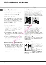 Предварительный просмотр 20 страницы Hotpoint Ariston NMBL1911 FW/HA Operating Instructions Manual