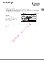 Предварительный просмотр 47 страницы Hotpoint Ariston NMBL1911 FW/HA Operating Instructions Manual