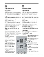 Preview for 5 page of Hotpoint Ariston NMBT 1911 Series Operating Instructions Manual