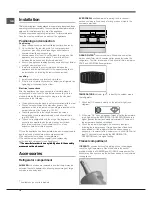 Preview for 16 page of Hotpoint Ariston NMBT 1911 Series Operating Instructions Manual