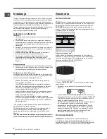 Preview for 22 page of Hotpoint Ariston NMBT 1911 Series Operating Instructions Manual