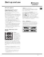 Предварительный просмотр 15 страницы Hotpoint Ariston NMTL 1912 F W /HA Operating Instructions Manual