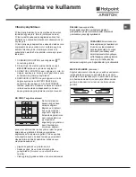 Предварительный просмотр 5 страницы Hotpoint Ariston NMTL 1915 FW HA Operating Instructions Manual